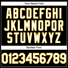 Load image into Gallery viewer, Custom Black White-Gold Performance T-Shirt