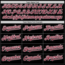 Load image into Gallery viewer, Custom Black Crimson-White Mesh Authentic Throwback Baseball Jersey