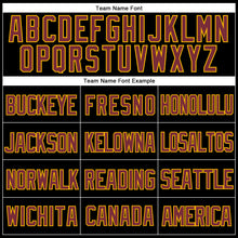 Load image into Gallery viewer, Custom Black Burgundy-Gold Mesh Authentic Throwback Baseball Jersey