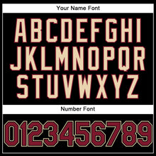 Load image into Gallery viewer, Custom Stitched Black Crimson-City Cream Sports Pullover Sweatshirt Hoodie