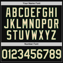 Load image into Gallery viewer, Custom Black Cream Green-Royal Authentic Throwback Baseball Jersey