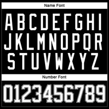 Load image into Gallery viewer, Custom Black White Hockey Jersey