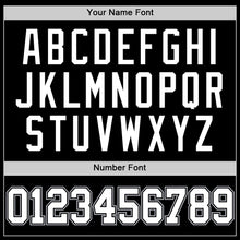 Load image into Gallery viewer, Custom Black Gray Pinstripe White Authentic Basketball Jersey