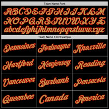 Load image into Gallery viewer, Custom Black Old Gold-Red Authentic Throwback Basketball Jersey