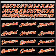 Load image into Gallery viewer, Custom Black Kelly Green-Orange Authentic Throwback Basketball Jersey