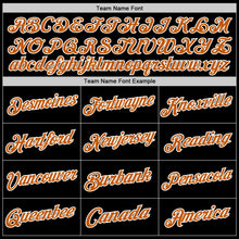 Load image into Gallery viewer, Custom Black Teal-Texas Orange Authentic Throwback Basketball Jersey