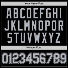 Load image into Gallery viewer, Custom Black Gray Authentic Throwback Basketball Jersey