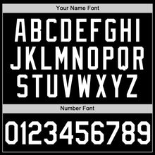 Load image into Gallery viewer, Custom Black White-Red Authentic Throwback Basketball Jersey