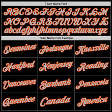 Load image into Gallery viewer, Custom Black Gray-Orange Authentic Throwback Basketball Jersey