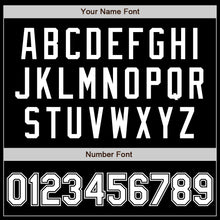 Load image into Gallery viewer, Custom Black White Authentic Baseball Jersey