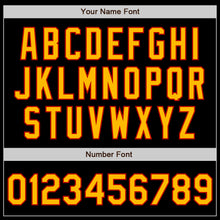 Load image into Gallery viewer, Custom Black Gold-Red Authentic Baseball Jersey