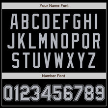 Load image into Gallery viewer, Custom Black Gray Authentic Baseball Jersey