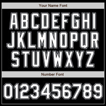 Load image into Gallery viewer, Custom Black White-Gray Authentic Baseball Jersey