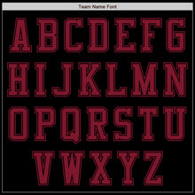 Load image into Gallery viewer, Custom Black Crimson Authentic Baseball Jersey