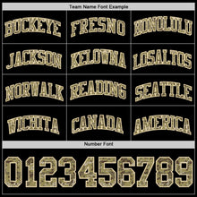 Load image into Gallery viewer, Custom Black Camo-Cream Authentic Basketball Jersey