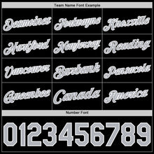 Load image into Gallery viewer, Custom Black Gray-White Authentic Basketball Jersey