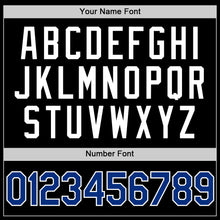 Load image into Gallery viewer, Custom Black Royal-White Authentic Basketball Jersey