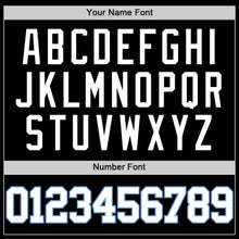 Load image into Gallery viewer, Custom Black White-Light Blue Authentic Basketball Jersey