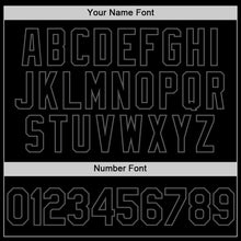 Load image into Gallery viewer, Custom Black Steel Gray Authentic Basketball Jersey