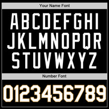 Load image into Gallery viewer, Custom Black White-Old Gold Authentic Basketball Jersey