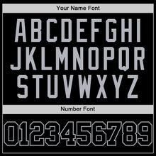 Load image into Gallery viewer, Custom Black Gray Authentic Basketball Jersey