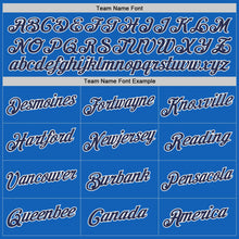 Load image into Gallery viewer, Custom Blue Gray-Navy Authentic Throwback Basketball Jersey