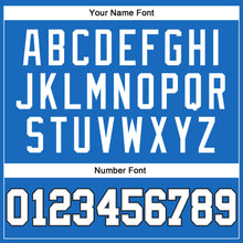 Load image into Gallery viewer, Custom Blue White Gray-Black Authentic Throwback Basketball Jersey