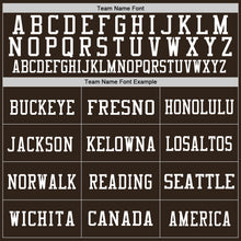 Load image into Gallery viewer, Custom Brown White Mesh Authentic Football Jersey