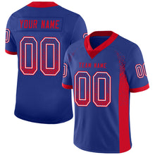 Load image into Gallery viewer, Custom Royal Red-White Drift Fashion Football Jersey