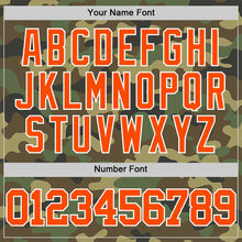 Load image into Gallery viewer, Custom Camo Orange-White Authentic Salute To Service Basketball Jersey