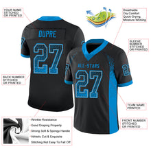 Load image into Gallery viewer, Custom Black Panther Blue-Gray Drift Fashion Football Jersey