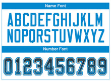 Load image into Gallery viewer, Custom Black Panther Blue-Gray Drift Fashion Football Jersey