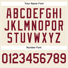 Load image into Gallery viewer, Custom Cream Crimson Performance T-Shirt