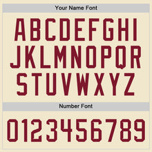 Load image into Gallery viewer, Custom Cream Crimson Mesh Authentic Throwback Baseball Jersey