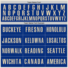 Load image into Gallery viewer, Custom Cream Royal-Orange Authentic Baseball Jersey