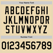 Load image into Gallery viewer, Custom Cream Black Authentic Throwback Basketball Jersey