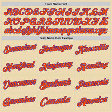 Load image into Gallery viewer, Custom Cream Purple-Orange Authentic Throwback Basketball Jersey