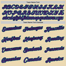 Load image into Gallery viewer, Custom Cream Purple Black-Teal Authentic Throwback Basketball Jersey