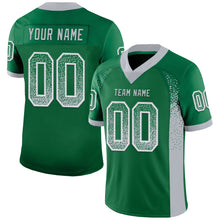 Load image into Gallery viewer, Custom Kelly Green Gray-White Drift Fashion Football Jersey