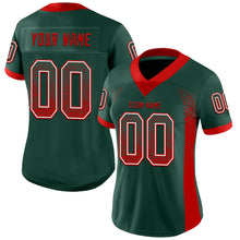 Load image into Gallery viewer, Custom Green Red-White Drift Fashion Football Jersey