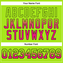 Load image into Gallery viewer, Custom Stitched Sky Blue Neon Green Hot Pink Purple-Black Fade Fashion Splash Sports Pullover Sweatshirt Hoodie