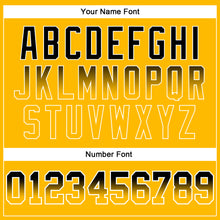 Load image into Gallery viewer, Custom Stitched White Black-Old Gold Fade Fashion Line Sports Pullover Sweatshirt Hoodie