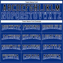 Load image into Gallery viewer, Custom Stitched White Black-Royal Fade Fashion Line Sports Pullover Sweatshirt Hoodie