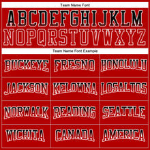 Load image into Gallery viewer, Custom Stitched White Black-Red Fade Fashion Line Sports Pullover Sweatshirt Hoodie