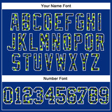 Load image into Gallery viewer, Custom Stitched Black Royal-Neon Green Fade Fashion Leopard Print Sports Pullover Sweatshirt Hoodie