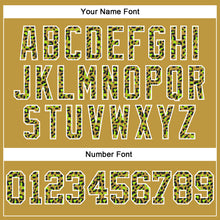 Load image into Gallery viewer, Custom Stitched Old Gold Black-White Fade Fashion Leopard Print Sports Pullover Sweatshirt Hoodie