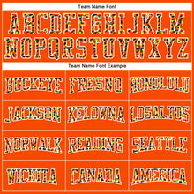 Load image into Gallery viewer, Custom Stitched Orange Black-White Fade Fashion Leopard Print Sports Pullover Sweatshirt Hoodie