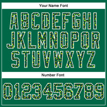 Load image into Gallery viewer, Custom Stitched Kelly Green Black-White Fade Fashion Leopard Print Sports Pullover Sweatshirt Hoodie