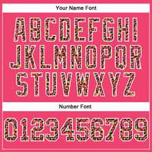 Load image into Gallery viewer, Custom Stitched Neon Pink Black-White Fade Fashion Leopard Print Sports Pullover Sweatshirt Hoodie