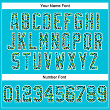 Load image into Gallery viewer, Custom Stitched Lakes Blue Black-White Fade Fashion Leopard Print Sports Pullover Sweatshirt Hoodie